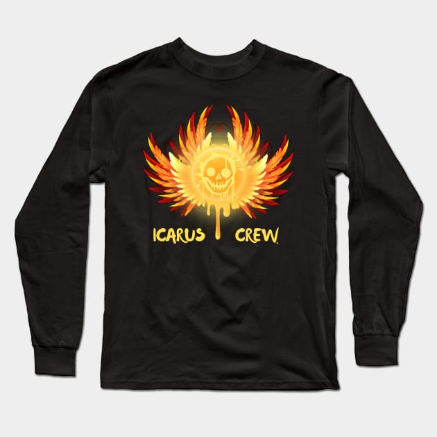 Icarus Crew Long Sleeve T-Shirt by Ragnariley